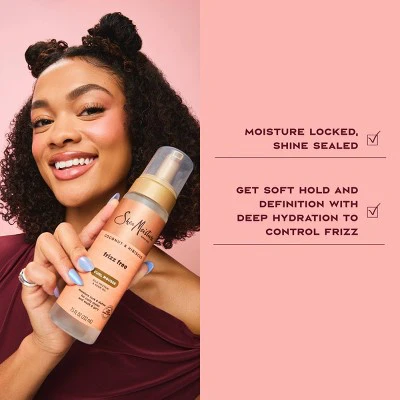 SheaMoisture Coconut and Hibiscus Frizz-Free Curl Mousse 7.5 fl oz - New - Image 7