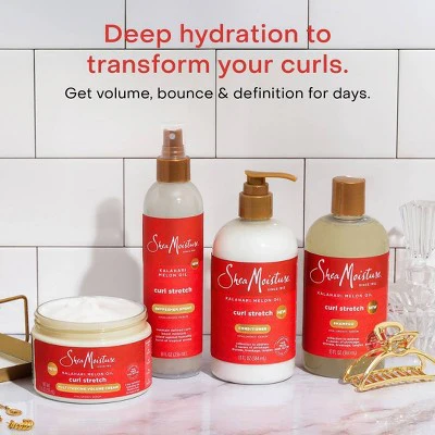 SheaMoisture Curl Stretch Multi-Tasking Volume Cream Kalahari Melon Oil & Marula Oil Infused 11 fl oz - New - Image 9