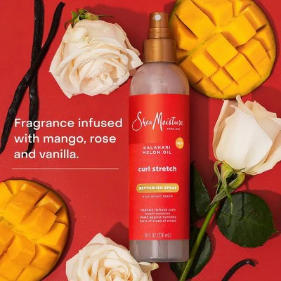 SheaMoisture Curl Stretch Refresher Spray Kalahari Melon Oil & Marula Oil Infused 8 fl oz - Missing Lid - Image 6
