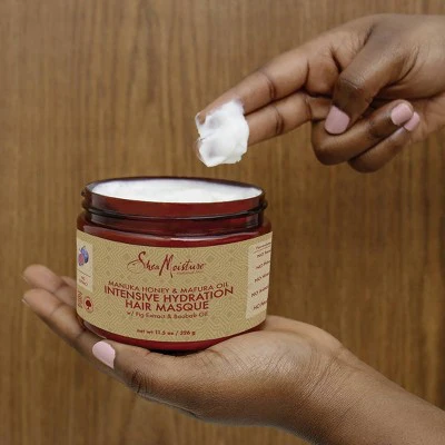 SheaMoisture Manuka Honey & Mafura Hair Oil Intensive Hydration Hair Mask 11.5oz - New - Image 7