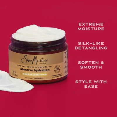 SheaMoisture Manuka Honey & Mafura Hair Oil Intensive Hydration Leave-In Conditioner 11.5 fl oz - New - Image 3