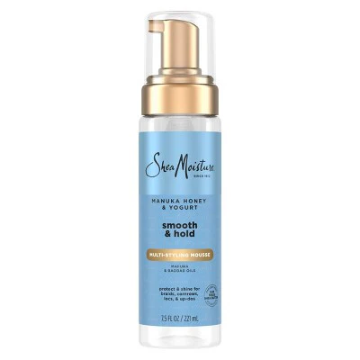 SheaMoisture Manuka Honey & Yogurt Smooth & Hold Multi-Styling Hair Mousse 7.5 fl oz - New