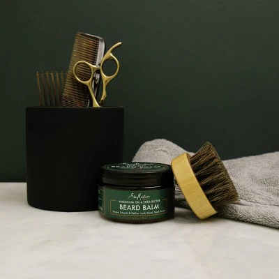SheaMoisture Men Beard Balm Maracuja Oil & Shea Butter 4oz - Imperfect Container - Image 13