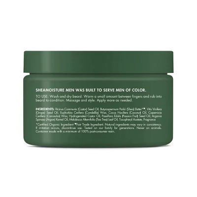 SheaMoisture Men Beard Balm Maracuja Oil & Shea Butter 4oz - Imperfect Container - Image 2