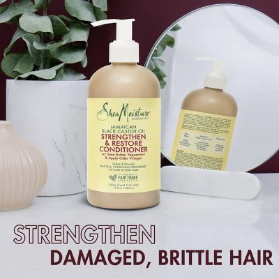 SheaMoisture Shampoo & Conditioner Bundle for Damaged Hair 26oz/2pk - Missing Box - Image 6