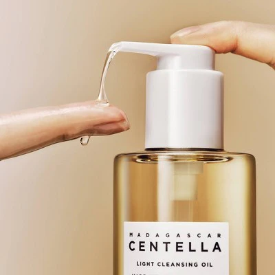SKIN1004 Madagascar Centella Light Cleansing Oil Korean for Makeup Impurities Removal 200ml - Imperfect Box - Image 10
