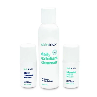 SkinKick Clear + Renew Kick Trio 3ct - Imperfect Box - Image 2