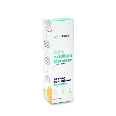 SkinKick Daily Exfoliant Cleanser Fresh Scented 3oz - New - Image 3