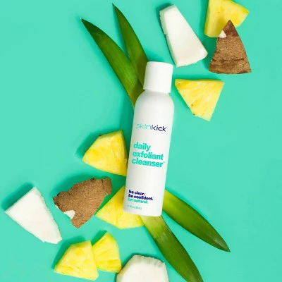 SkinKick Daily Exfoliant Cleanser Fresh Scented 3oz - New - Image 4