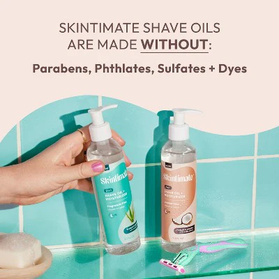 Skintimate 2 in 1 Shave Oil + Moisturizer Coconut Bliss 7.3 fl oz - New - Image 6