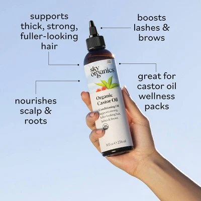 Sky Organics Castor Oil 8 fl oz - New - Image 3