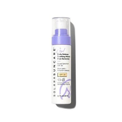 Solara Suncare Go! Daily Defense Soothing Mineral Face Sunscreen SPF 30 1.7 fl oz - Imperfect Box