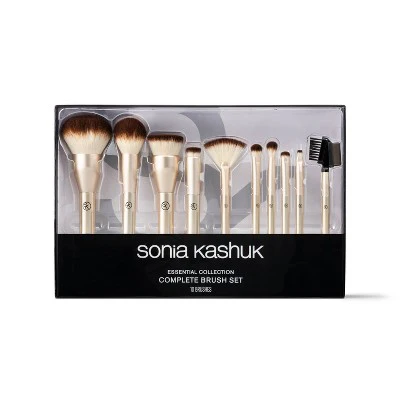 Sonia Kashuk Essential Collection Complete Makeup Brush Set 10pc - Imperfect Box - Image 2