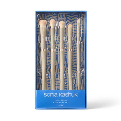Sonia Kashuk; Limited Edition Ribbed Eye Makeup Brush Set 5ct - Imperfect Box - Image 2