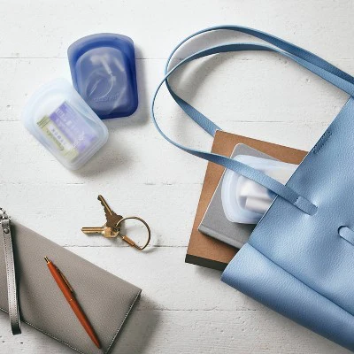 Stasher Reusable Silicone Travel Accessories Bag Set - 2pk - Image 3