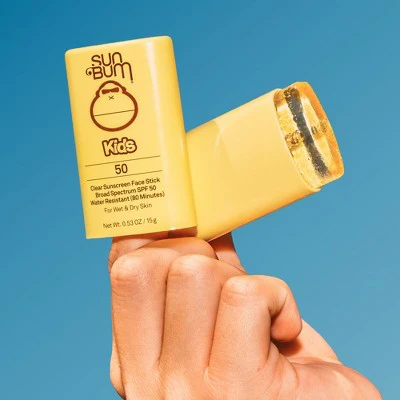 Sun Bum Kids Clear Sunscreen Face Stick SPF 50 0.53oz - Imperfect Box - Image 4