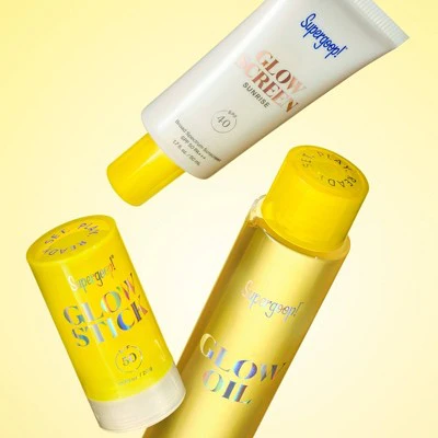 Supergoop! Glow Stick Dry Oil Sunscreen for Face and Body SPF 50 0.7oz - New - Image 9