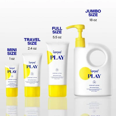 Supergoop! PLAY Everyday Hydrating Body & Face Sunscreen Lotion SPF 50 2.4 fl oz - Imperfect Container - Image 9