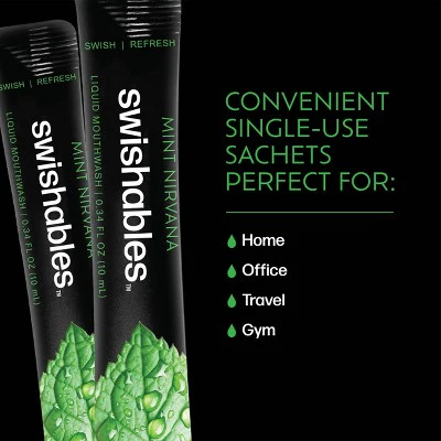 Swishables Liquid Mouthwash Sticks Mint 0.34 fl oz/36ct - Imperfect Box - Image 6