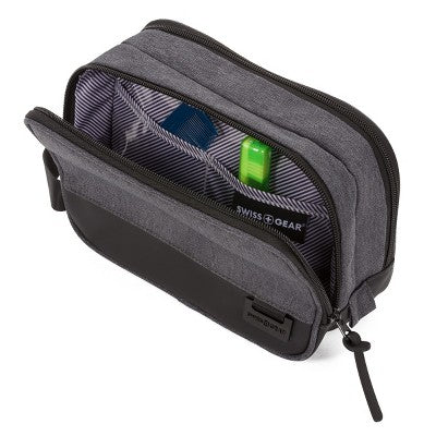 SWISSGEAR Heather Gray Toiletry Bag - New - Image 3