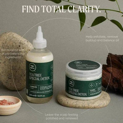 Tea Tree Special Detox Foaming Salt Hair Scrub 6.5oz - New - Image 7