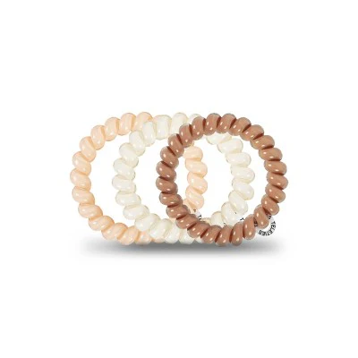 TELETIES For the Love of Nudes Large Hair Ties 3pc - Imperfect Box - Image 2