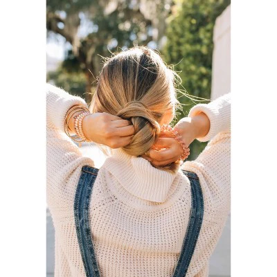 TELETIES For the Love of Nudes Large Hair Ties 3pc - Imperfect Box - Image 3