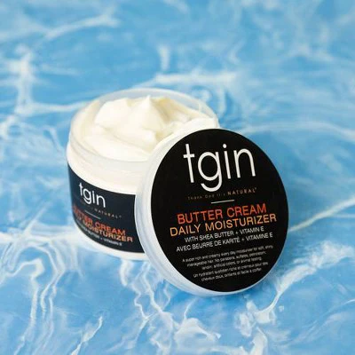 TGIN Butter Cream Daily Moisturizer with Shea Butter + Vitamin E 12 fl oz - Imperfect Container - Image 5