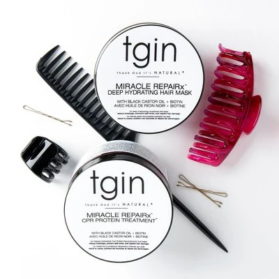 TGIN Miracle RepaiRx Deep Hydrating Hair Mask 12oz - New - Image 5