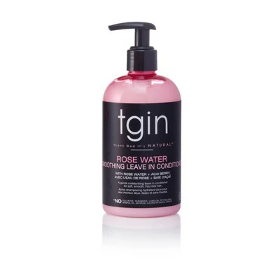 TGIN Rose Water Smoothing Leave In Conditioner 13 fl oz - New