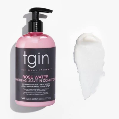 TGIN Rose Water Smoothing Leave In Conditioner 13 fl oz - New - Image 2