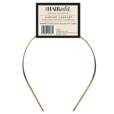 The Hair Edit Carved Chaplet Headband - New - Image 6