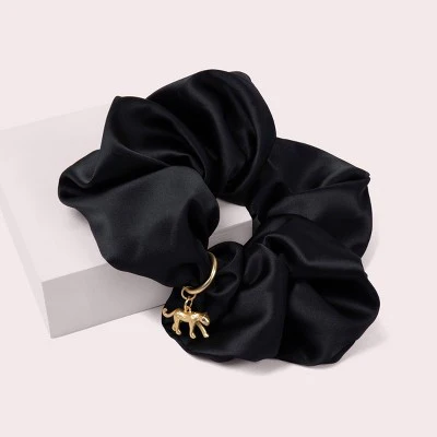 The Hair Edit Charming Ruched Ribbon Satin Scrunchie - New - Image 4