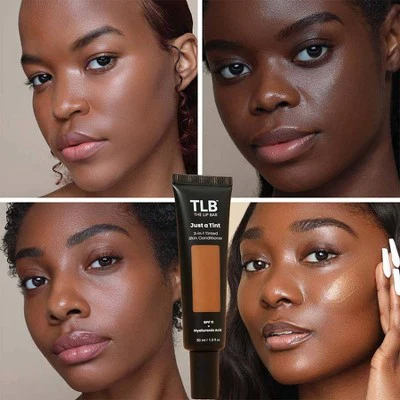 The Lip Bar Just a Tint 3-in-1 Tinted Skin Conditioner with SPF 11 Almond 1 fl oz - Imperfect Box - Image 3