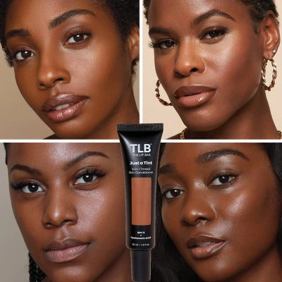 The Lip Bar Just a Tint 3-in-1 Tinted Skin Conditioner with SPF 11 Almond 1 fl oz - Imperfect Box - Image 8