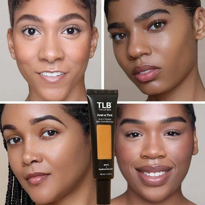 The Lip Bar Just a Tint 3-in-1 Tinted Skin Conditioner with SPF 11 Caramel Delight 1 fl oz - Imperfect Box - Image 3
