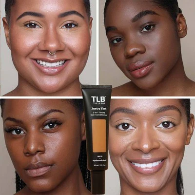 The Lip Bar Just a Tint 3-in-1 Tinted Skin Conditioner with SPF 11 Honey Dip 1 fl oz - New - Image 3
