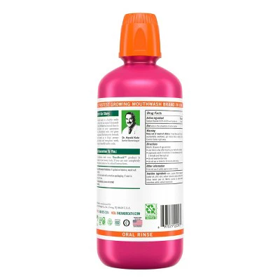 TheraBreath Anticavity Fluoride Mouthwash Sparkle Mint 33.8 fl oz - New - Image 9
