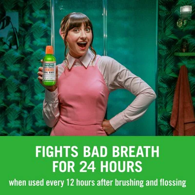 TheraBreath Fresh Breath Mouthwash Alcohol-Free Mild Mint 16 fl oz - New - Image 3