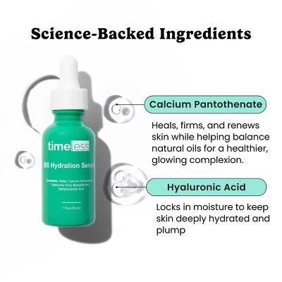 Timeless Skin Care Vitamin B5 Hydration Serum Refill 4 fl oz - Imperfect Box - Image 3