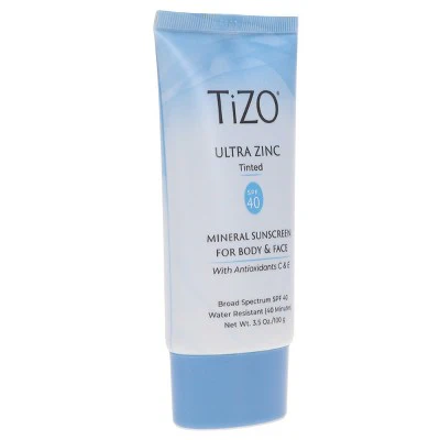 TIZO Age Defying Fusion tinted Ultra Zinc Body & Face Sunscreen SPF 40 3.5 oz - Imperfect Box - Image 6