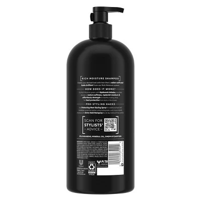 Tresemme Rich Moisture Hydrating Shampoo with Pump for Dry Hair 39 fl oz - Imperfect Container - Image 2