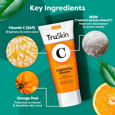 TruSkin Vitamin C Brightening Cleanser for Face 5 fl oz - New - Image 3