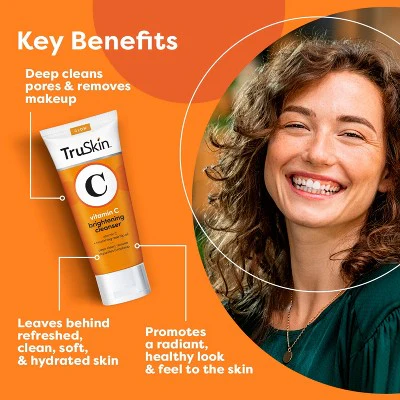 TruSkin Vitamin C Brightening Cleanser for Face 5 fl oz - New - Image 4
