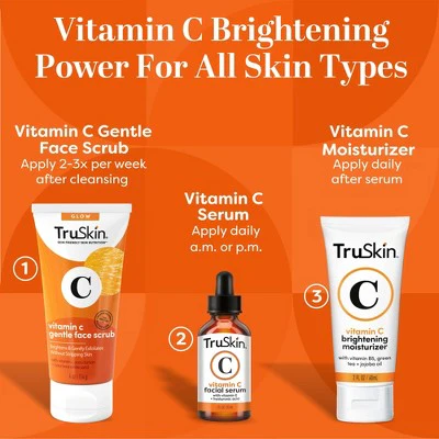 TruSkin Vitamin C Brightening Gentle Face Scrub 4oz - New - Image 7