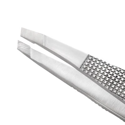 Tweezerman No Slip Wide Grip Slant Tweezer - New - Image 2