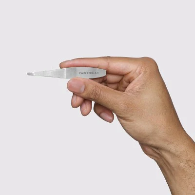 Tweezerman No Slip Wide Grip Slant Tweezer - New - Image 8
