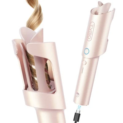 TYMO Curlgo Cordless Auto Curling Iron Pink 1" - Imperfect Box - Image 3