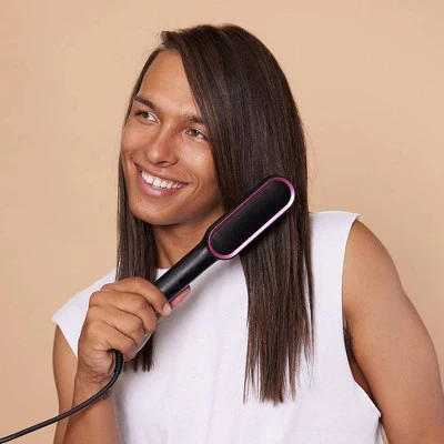 TYMO Ring Hair Straightening Comb Black - Imperfect Box - Image 8