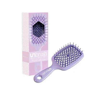 UNBrush Detangling Hair Brush Lilac Light Purple - Imperfect Box - Image 2